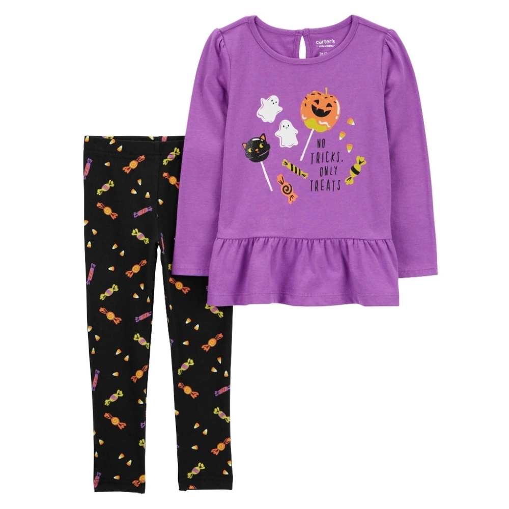 Carter's Child of Mine Toddler Girl Halloween Outfit Set, 2-Piece, Size 12M